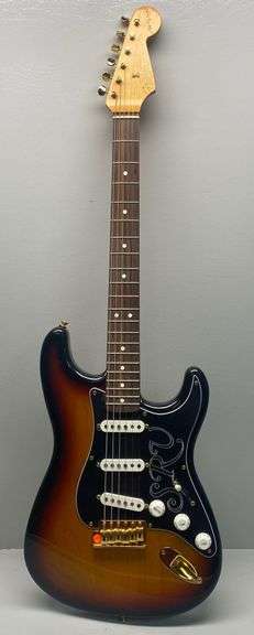 1992 Fender SRV Signature Sunburst Stratocaster Guitar