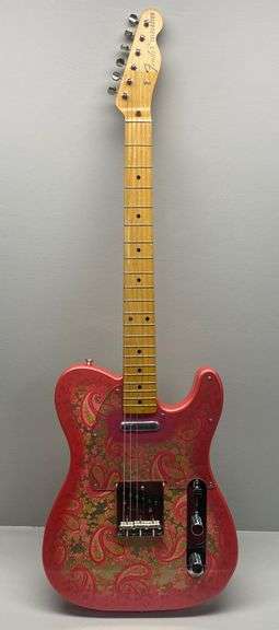 Fender CIJ Pink Paisley Telecaster Guitar