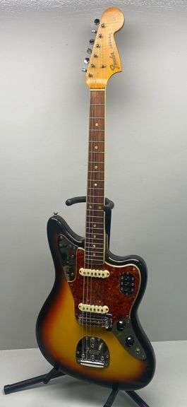 1967 Fender Jaguar Guitar in Sunburst