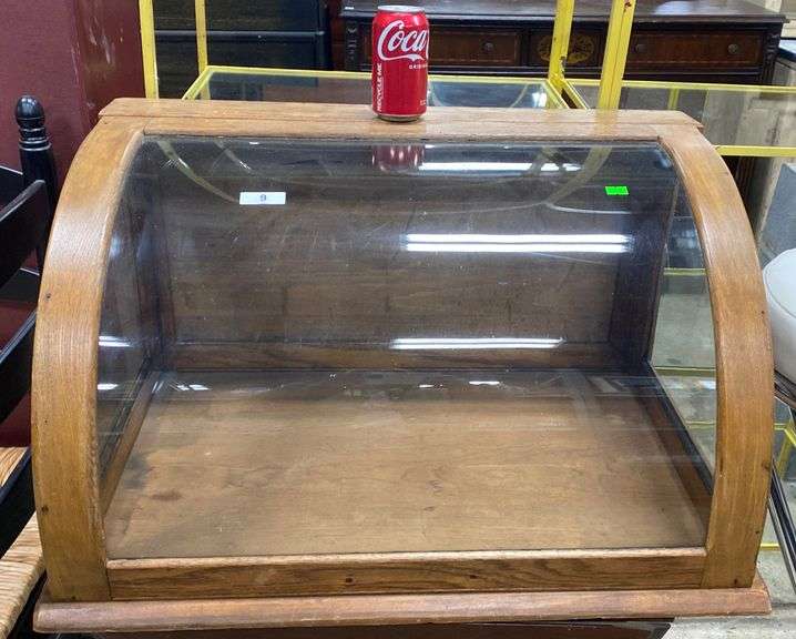 Antique Oak Display Case