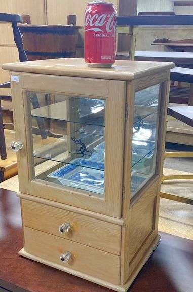 Vintage Waxed Pine Hanging Cabinet