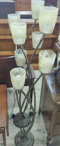 Pair Modern Floor Lamps