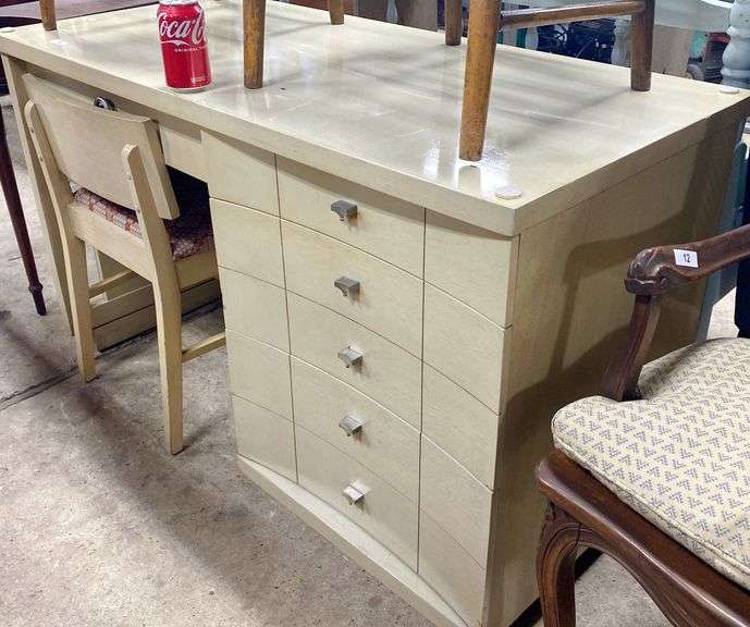 MCM Laminate Desk With Chair