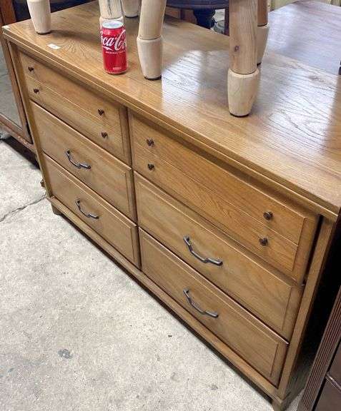 Sumter MCM Oak Double Dresser