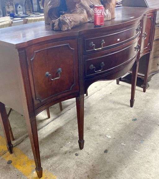 Colonial Revival Mahogany Sideboard, Minor Edge Chips