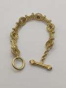 14Kt Gold Etruscan Style Bracelet 36.7G