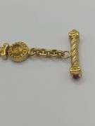 14Kt Gold Etruscan Style Bracelet 36.7G