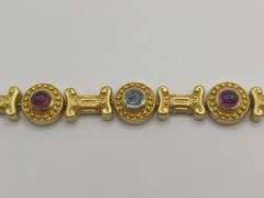 14Kt Gold Etruscan Style Bracelet 36.7G