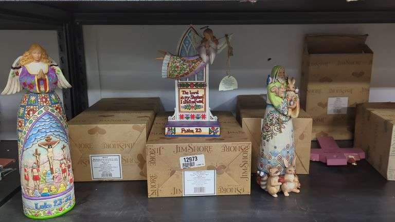 Lot Of Jim Shore Collectible Figurines - Dixon's Auction at Crumpton