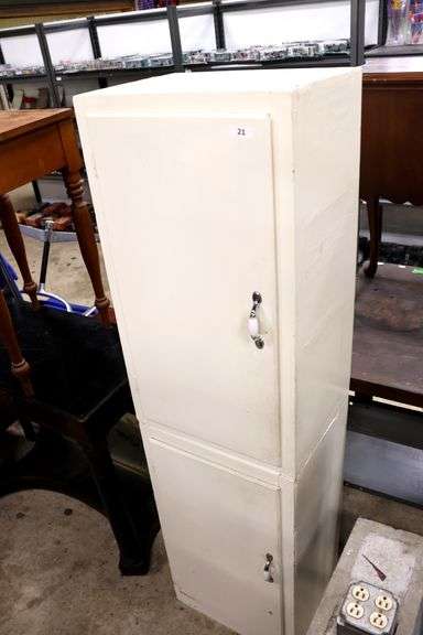 Vintage Painted Kitchen Cabinet