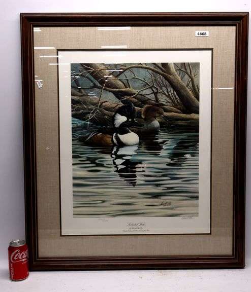 Harold Roe Signed Duck Print - Dixon's Auction at Crumpton