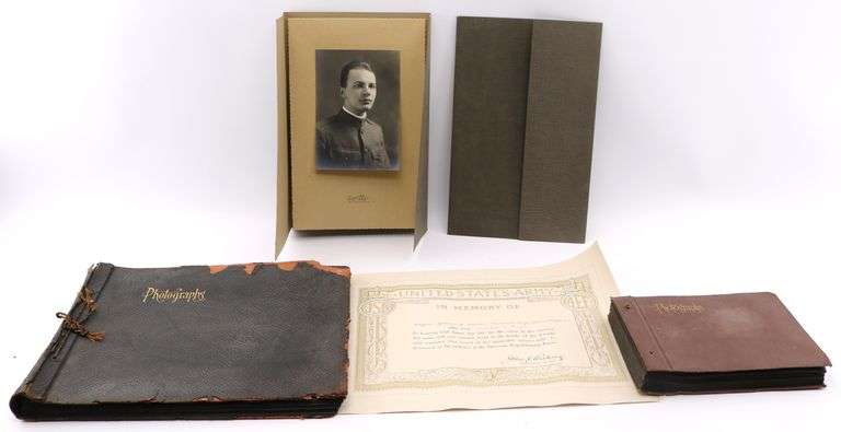 WWI KIA Archive Including Memorial Certificate Signed by John Pershing