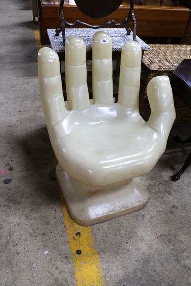 Pedro Friedeberg Type MCM White Hand Chair