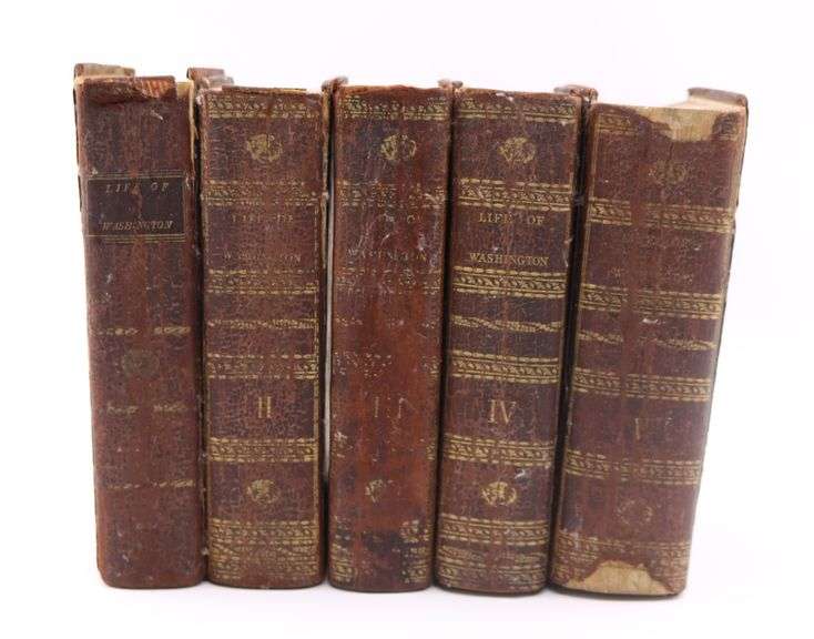Life of Washington, John Marshall, 1804-1807, five associated volumes
