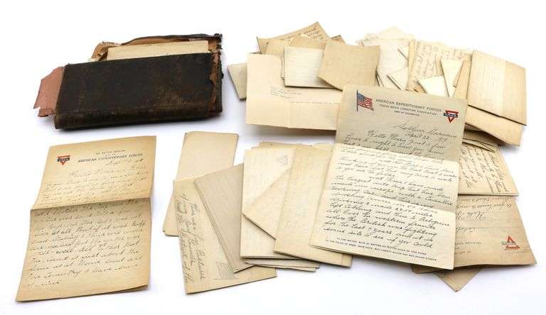WWI Soldier's Archive 50+ Letters and Other Ephemera Belford M. Wilt 155th Inf. A.E.F. Co. I