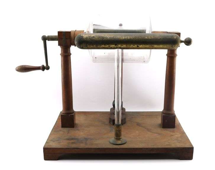 An Electrostatic Barrel Machine descended in the family of Francis Hopkinson