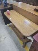 Vintage Oak Console Table