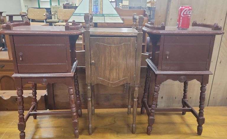 (3) Depression Era Smoking Stands