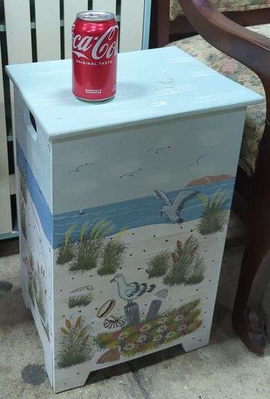 (2) Coastal Painted Stands