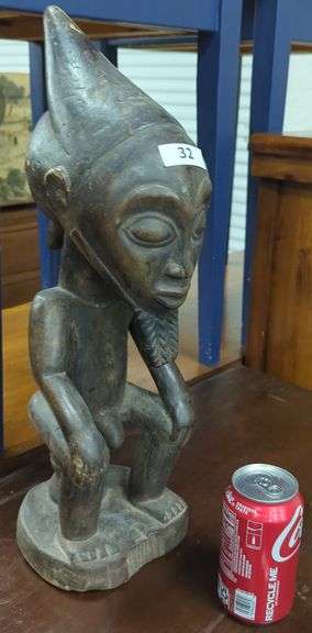 African Carved Wood Statue