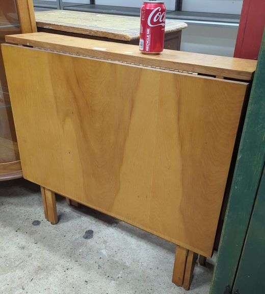 MCM Walnut Tuckaway Table