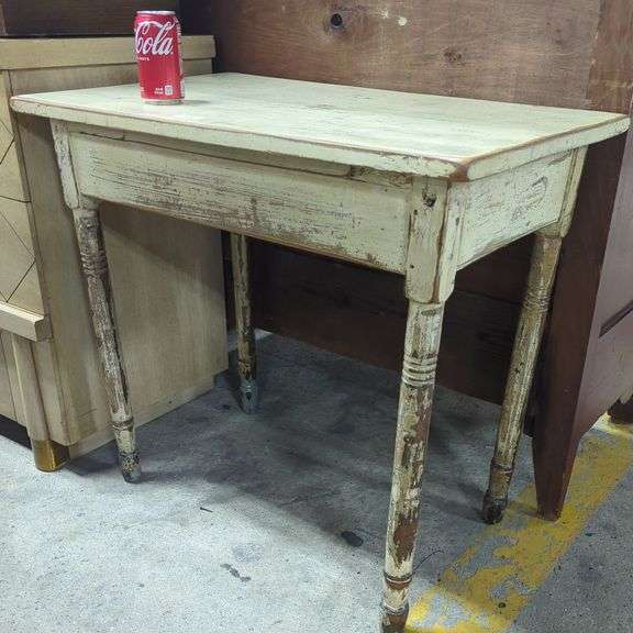 Upcycled Painted Sheraton Work Table