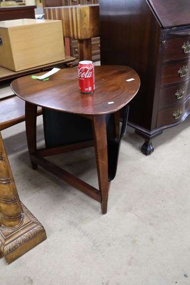MCM End Table with Magazine Holder