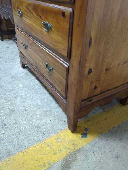Pilgrim House Farmhouse Pine Dresser, Pulls Mismatched