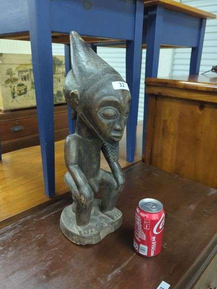 African Carved Wood Statue