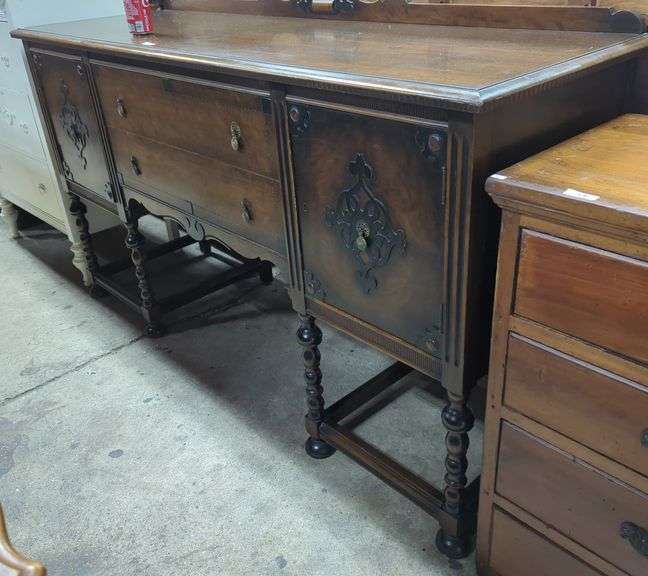 Depression Era Walnut Sideboard