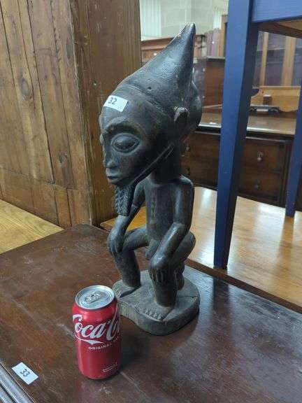 African Carved Wood Statue