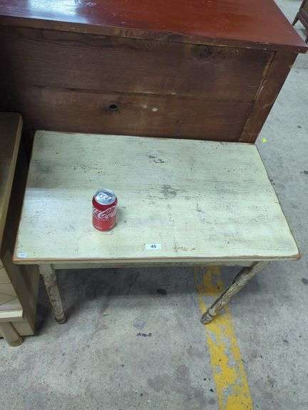Upcycled Painted Sheraton Work Table