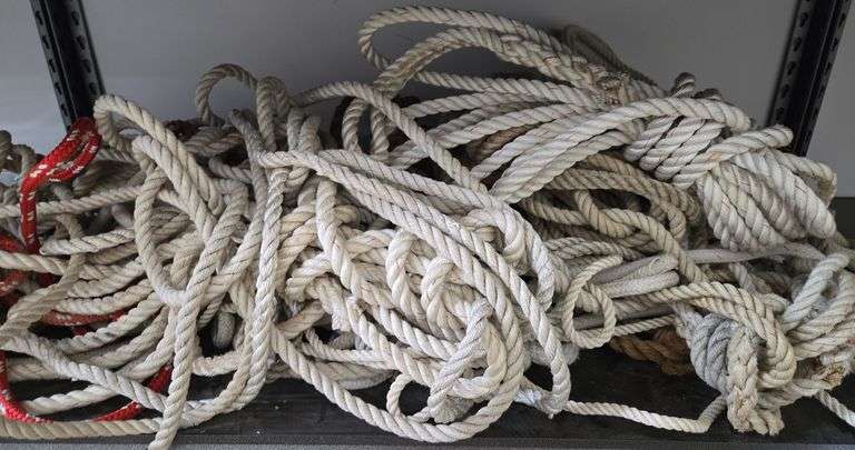 Shelf Lot of Rope - Dixon's Auction at Crumpton
