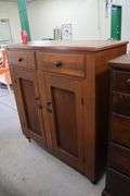 Antique Poplar Jam Cupboard, Missing Backsplash