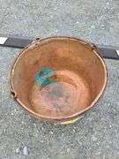 Antique Copper Apple Butter Pot Signed John Schlosser, York PA