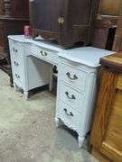 French Provincial Style Kneehole Desk, Damage to Top