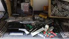 Collection of Vintage Model Railroad Train Track, Parts Etc.