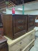 Dixie MCM Walnut Nightstands