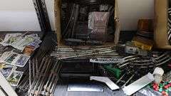 Collection of Vintage Model Railroad Train Track, Parts Etc.