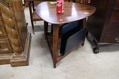 MCM End Table with Magazine Holder