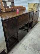 Depression Era Walnut Sideboard