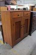Antique Poplar Jam Cupboard, Missing Backsplash