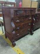 Empire Mixed Woods Chest, Veneer Chips