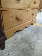 Antique English Waxed Pine Chest