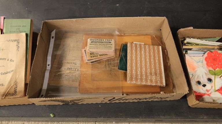Lot of Vintage / Antique Paper Ephemera, Greeting Cards Etc. - Dixon's ...