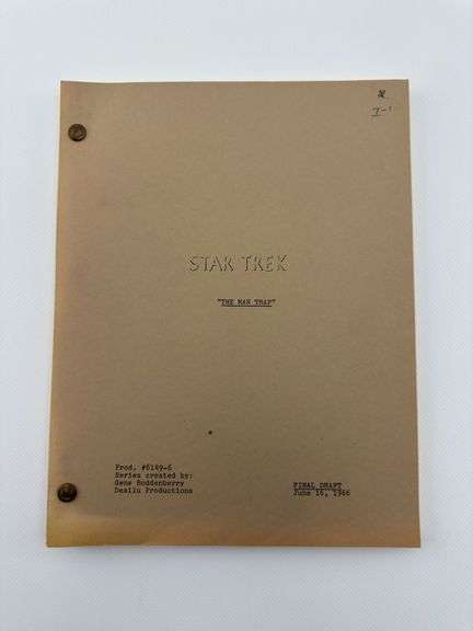 Star Trek: TOS Original Series Script "The Man Trap"
