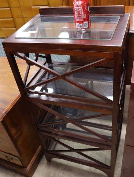 *NO STORAGE* Mahogany Shelf