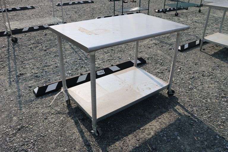 Commercial Ss Prep Table - Dixon's Auction at Crumpton