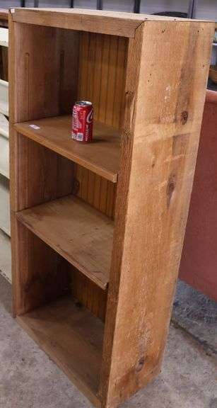 Vintage Farmhouse Pine Bookshelf