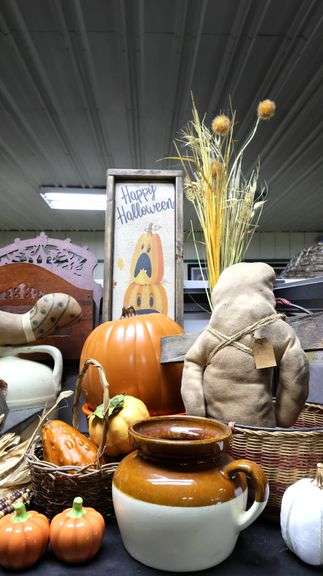 Fall Collection Time Collection of Fall Decor - Dixon's Auction at Crumpton